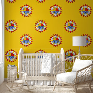 Native American KACHINA - TAWA Sun Mask 1 Wallpaper
