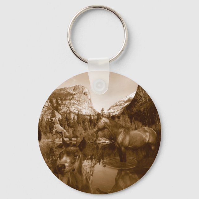 native american key ring (Front)