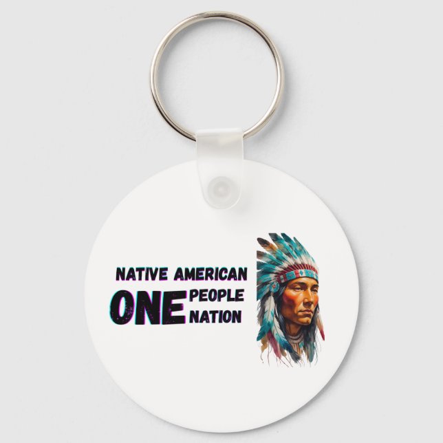 Native American  Key Ring (Front)