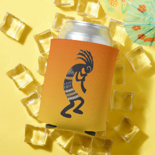 Native American Kokopelli Symbol Can Cooler