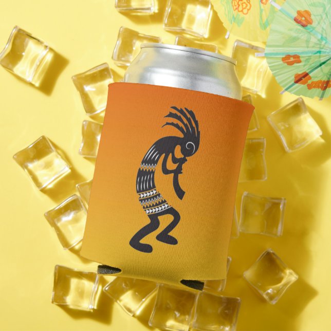 Native American Kokopelli Symbol Can Cooler (In Situ Summer)