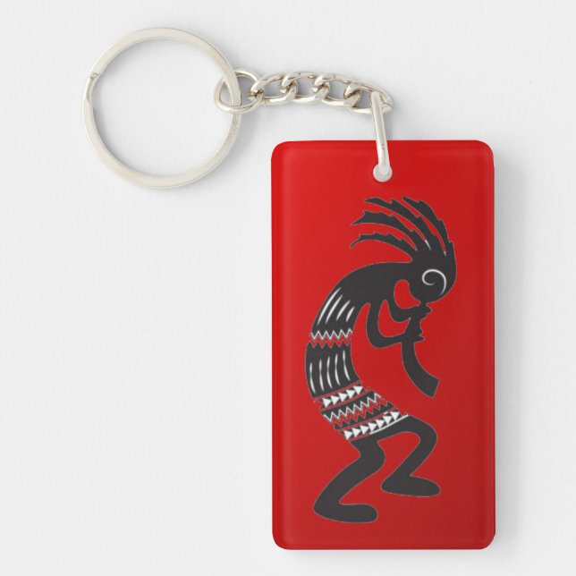 Native American Kokopelli Symbol Keychain (Front)
