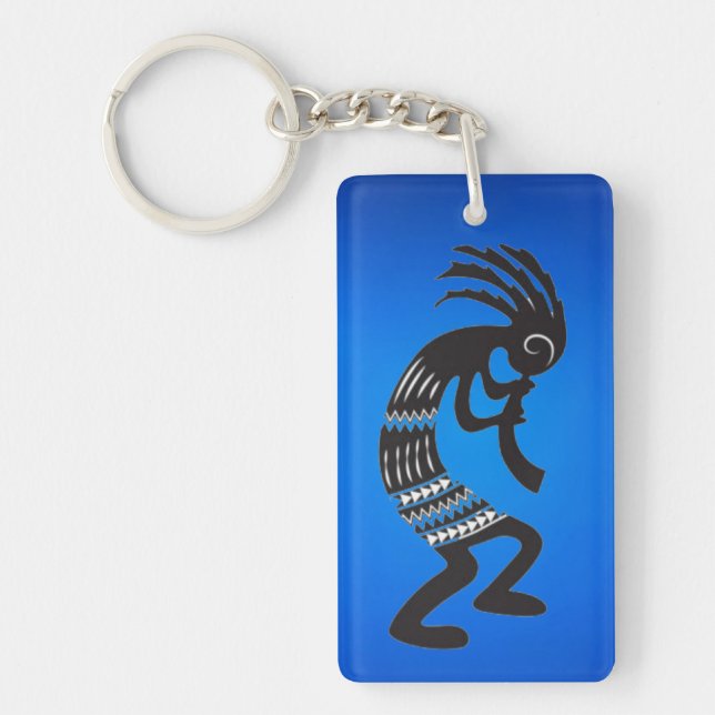 Native American Kokopelli Symbol Keychain (Front)