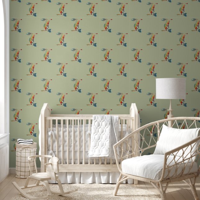 Native American Kokopelli With Two Feathers 1 Wallpaper (Kids)