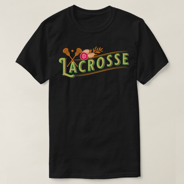 Native American Lacrosse unlimited lax player Game T-Shirt (Design Front)