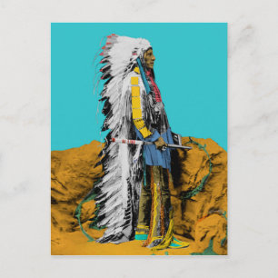 Native American Lakota Sioux Postcard