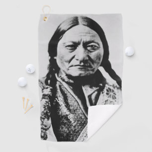 Native American: Lakota Sitting Bull Fort Buford Golf Towel