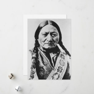 Native American: Lakota Sitting Bull Fort Buford Holiday Card