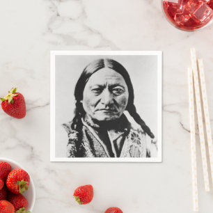 Native American: Lakota Sitting Bull Fort Buford Napkin