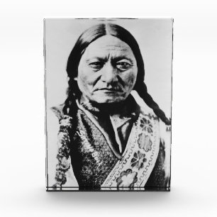 Native American: Lakota Sitting Bull Fort Buford Photo Block