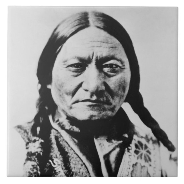 Native American: Lakota Sitting Bull Fort Buford Tile (Front)