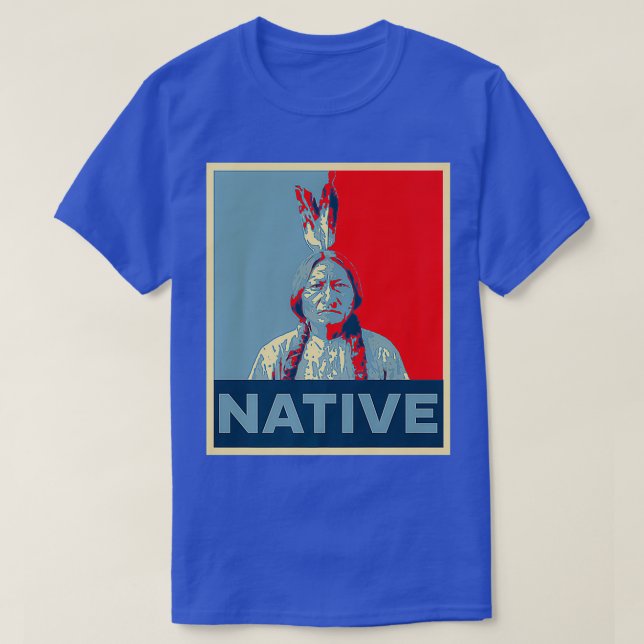 Native American Lakota  T-Shirt (Design Front)
