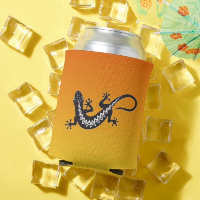 Native American Lizard Symbol Can Cooler (In Situ Summer)
