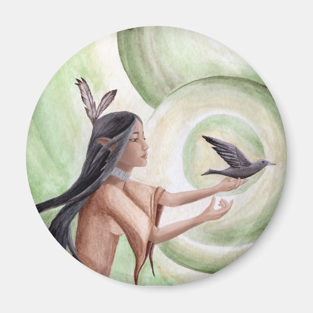 Native American Magnet American Indian Magnet (Front)