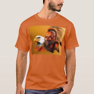 native american Magua Long  T-Shirt