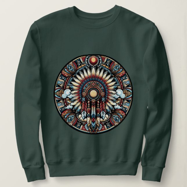 Native American Mandala Sweatshirt (Design Front)