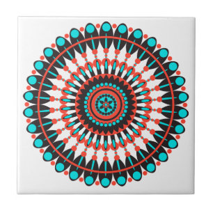 Native American Mandala Tile