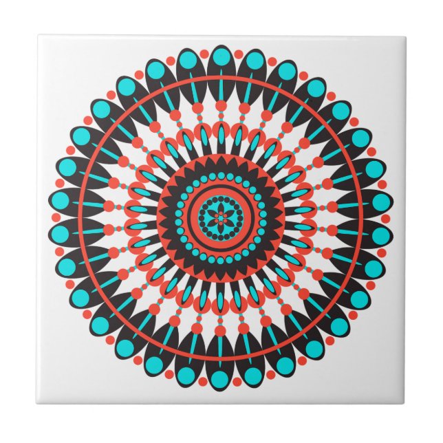 Native American Mandala Tile (Front)