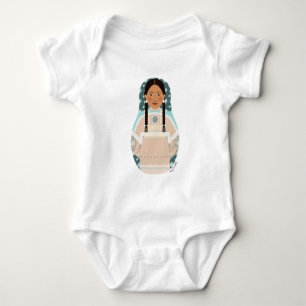 Native American Matryoshka Infant Creeper