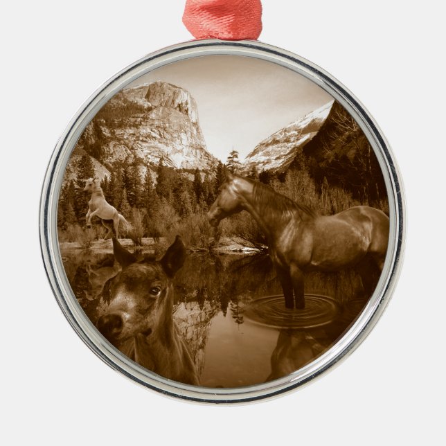 native american metal tree decoration (Front)