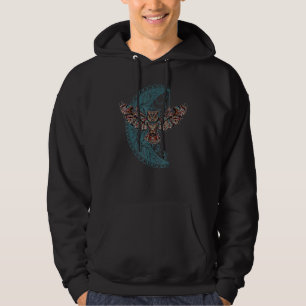 Native American Moon Dreamcatcher Owl Tribal Illus Hoodie