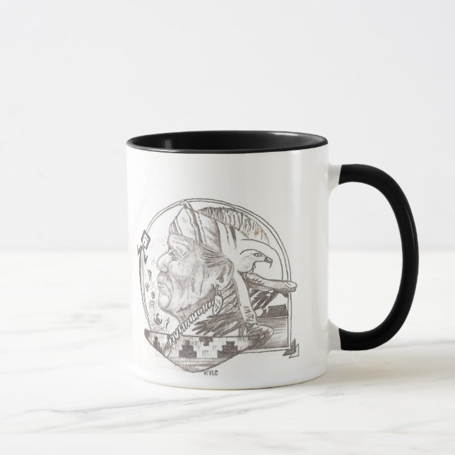 Native American Mug (Right)
