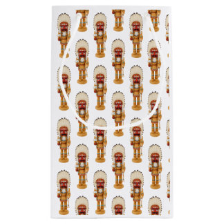 Native American Nutcracker Christmas Gift Bag