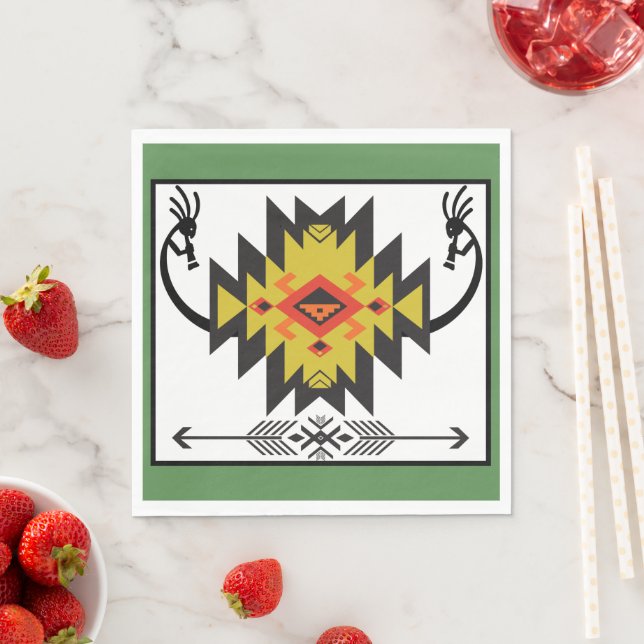 Native American Party Kokopelli Party Napkin (Insitu)