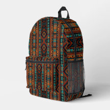 Native American Pattern Boho Culture Abstract Arts