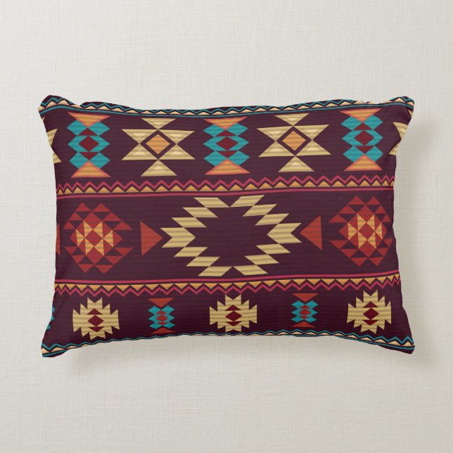 Native American Pattern Decorative Cushion (Front)