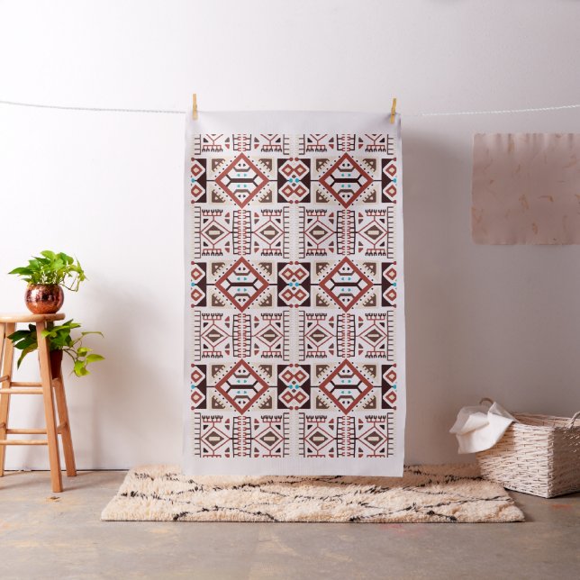 Native American Pattern Fabric (In Situ)
