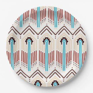 Native American Pattern Paper Plate