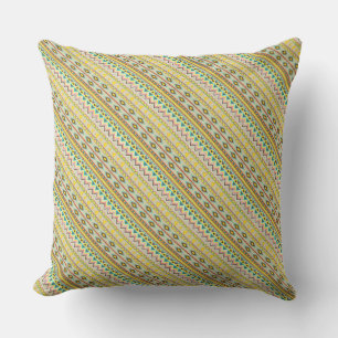 Native American Pattern Throw Pillow