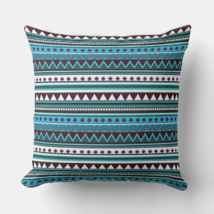 Native American Pattern Throw Pillow/Aztec Cushion