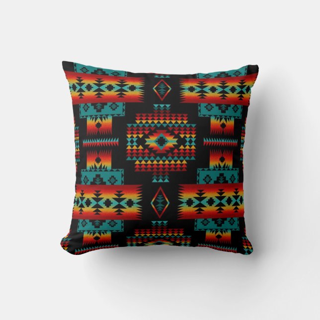 Native American Pattern Tribal Cushion (Front)