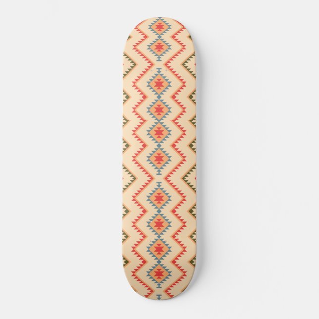 Native American Patterned Skateboard (Front)