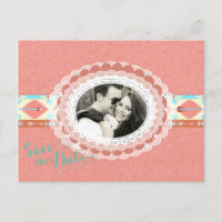 Native American Photo Save the Date