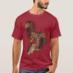 Native American Princess and Horse Shirt