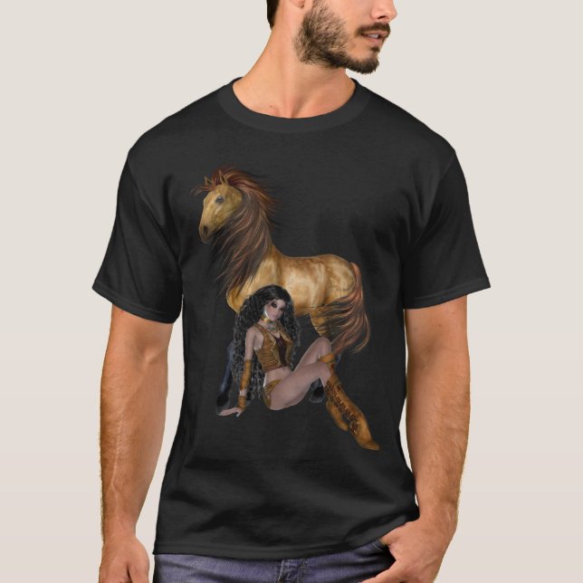 Native American Princess and Horse Shirt (Front)