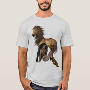 Native American Princess and Horse Shirt