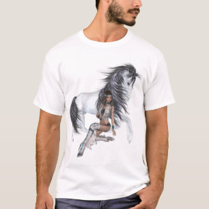 Native American Princess and Stallion Shirt