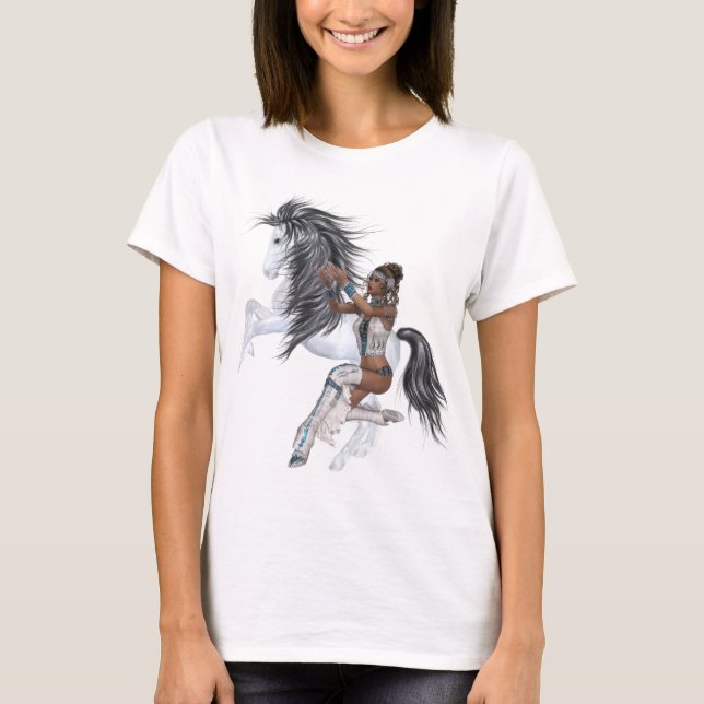 Native American Princess and Stallion Shirt (Front)