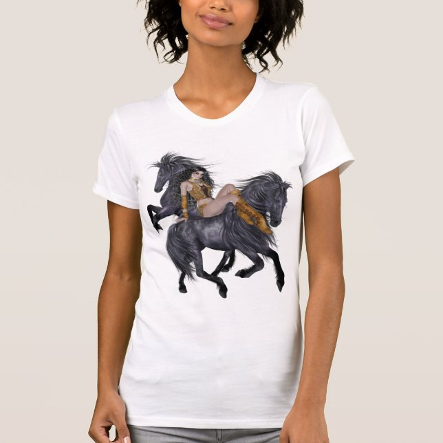 Native American Princess and Stallions Shirt (Front)