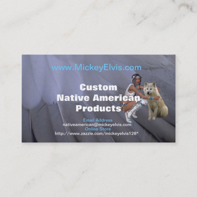 Native American Profile Card (Front)