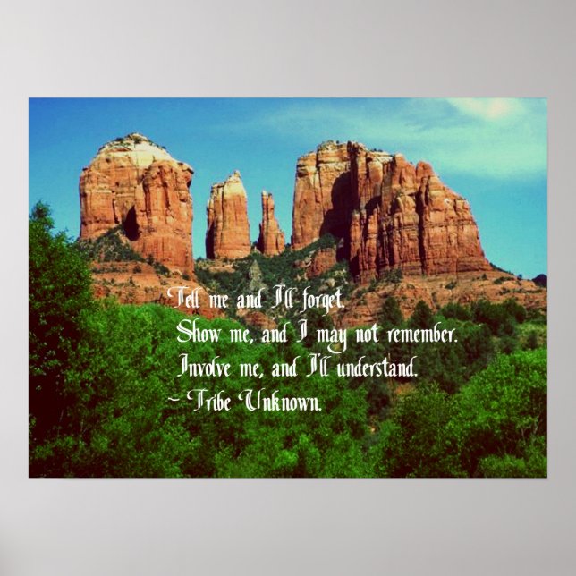 Native American Proverb Poster (Front)