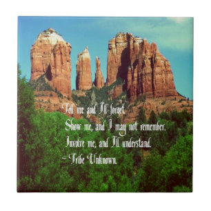 Native American Proverb Tile