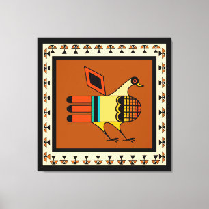 Native American Quail Canvas Print