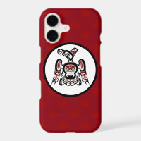 Native American Red Black Kaigani Thunderbird