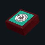 Native American Red Black Kaigani Thunderbird Gift Box<br><div class="desc">Keep your jewellery in this classy Wooden Jewellery Keepsake Box with a beautiful Kaigani Thunderbird from British Columbia, Canada. The background is green with a pattern of maple leaves. You can't go wrong with Northwest coast Haida art, it's been popular for decades. These First Nations designs are ideal for apparel...</div>