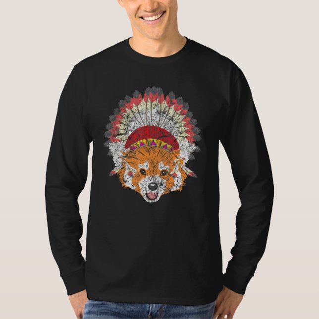 Native American Red Fox T-Shirt (Front)